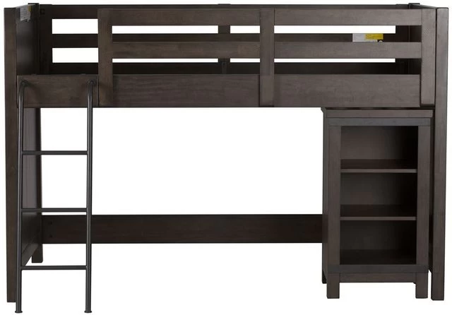 Liberty Thornwood Hills Rock Beaten Gray Twin Loft Bed - Image 4