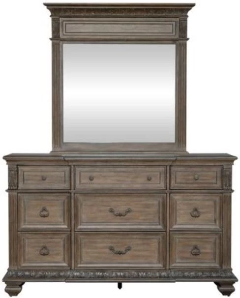Liberty Carlisle Court Chestnut Dresser With Mirror - Image 3